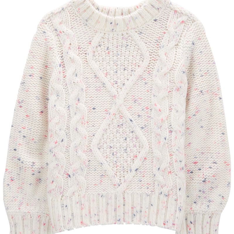Toddler Confetti Cable Knit Sweater | Carter's