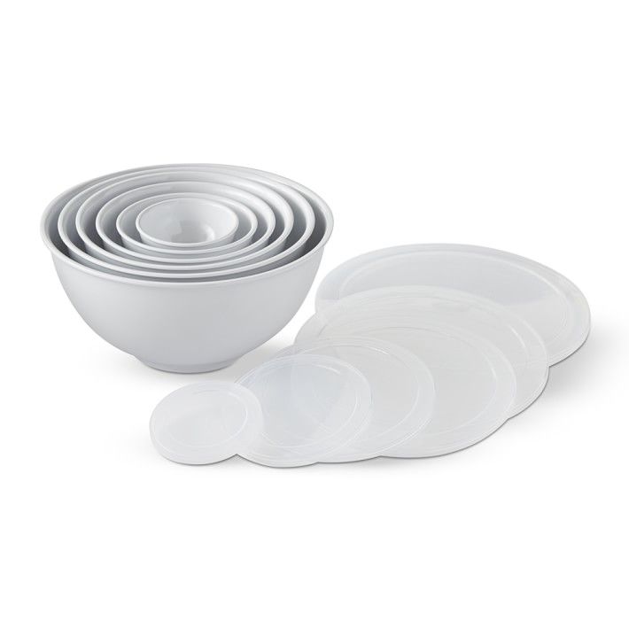 Melamine Mixing Bowls with Lid, Set of 6 | Williams-Sonoma