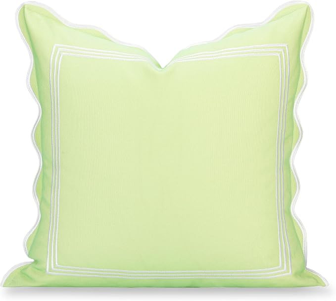 Hofdeco Premium Grandmillennial Patio Indoor Outdoor Throw Pillow Cover Only, 20"x20" Water Repel... | Amazon (US)