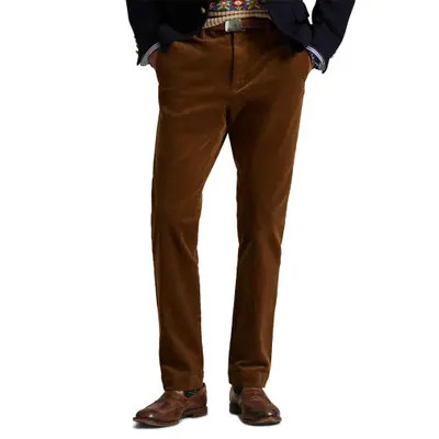 Polo Ralph Lauren Andover Slim Fit Stretch Corduroy Pants in Modern Traveler Tan at Nordstrom, Size 34 X 32 | Nordstrom