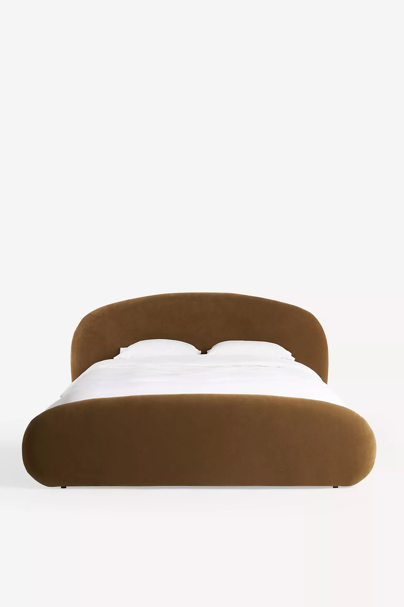 Opal Performance Velvet Pebble Bed | Anthropologie (US)