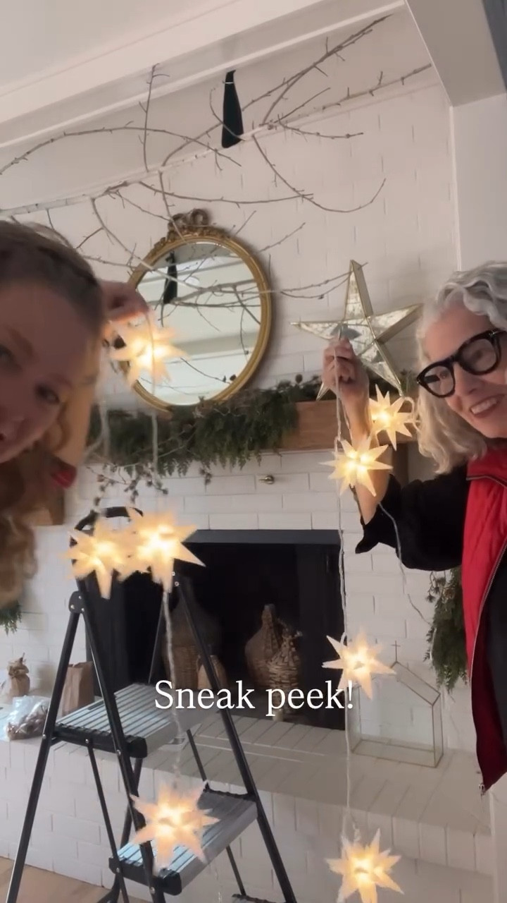 Sneak peek! Moravian star garland!

#LTKSeasonal #LTKHoliday #LTKHome