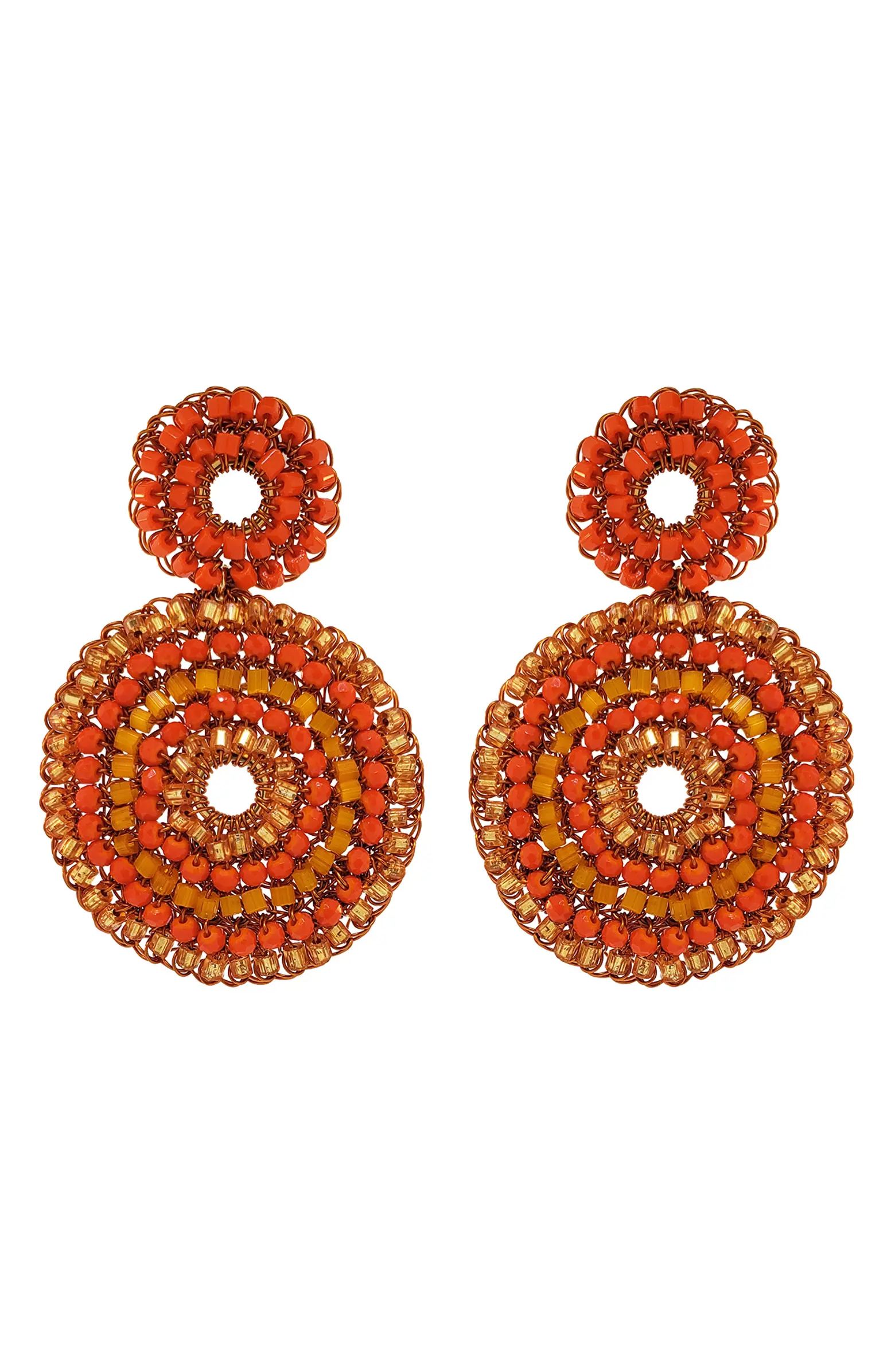Lavish by Tricia Milaneze Open Mandala Drop Earrings | Nordstrom | Nordstrom