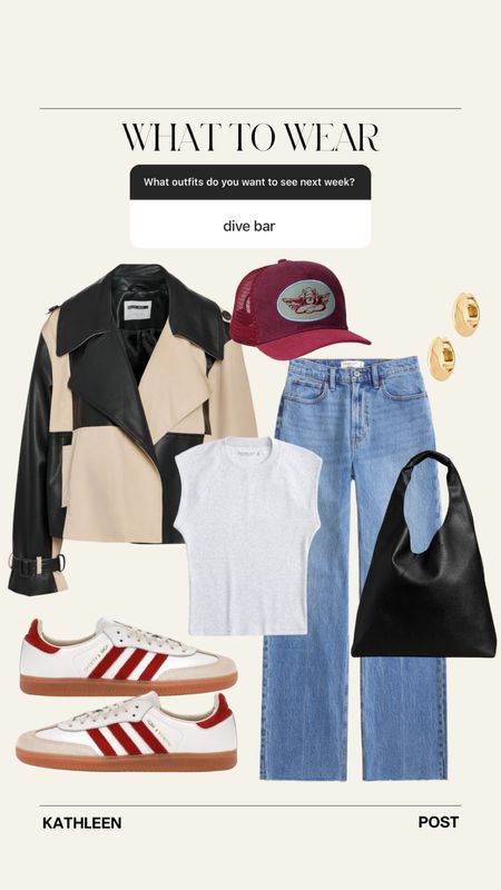 Casual outfit, sambas outfit, date night outfit 