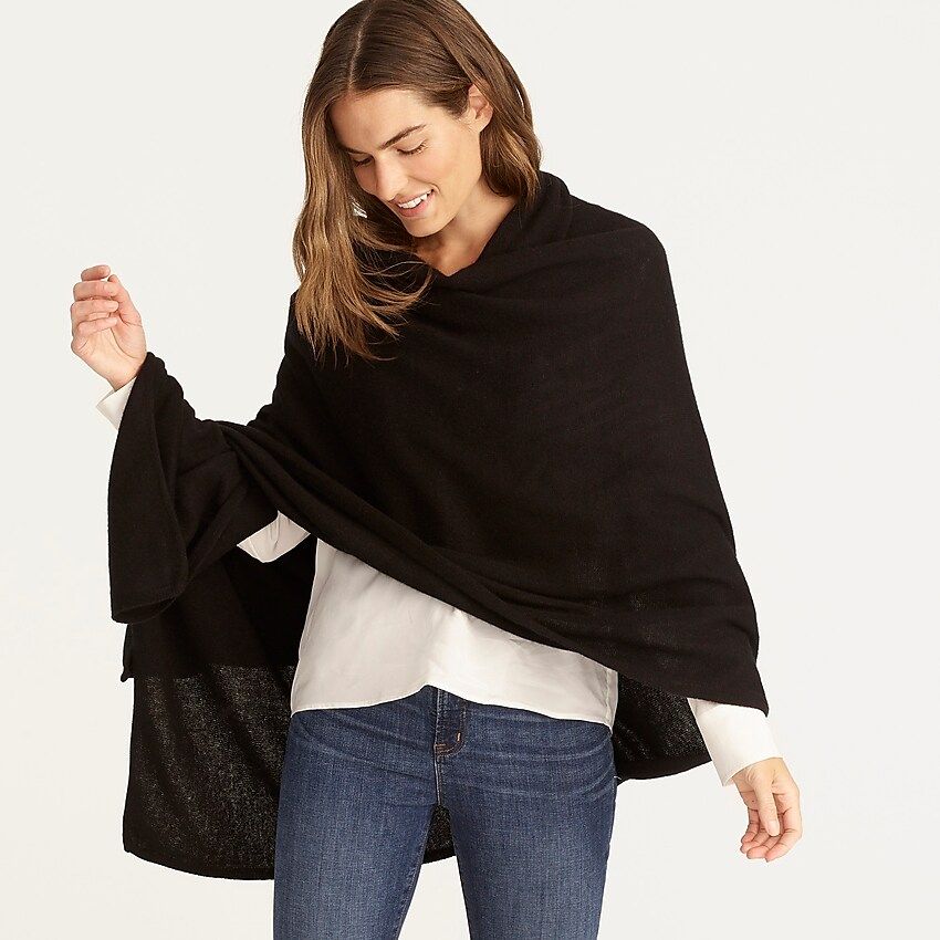 Oversized cashmere wrap | J.Crew US