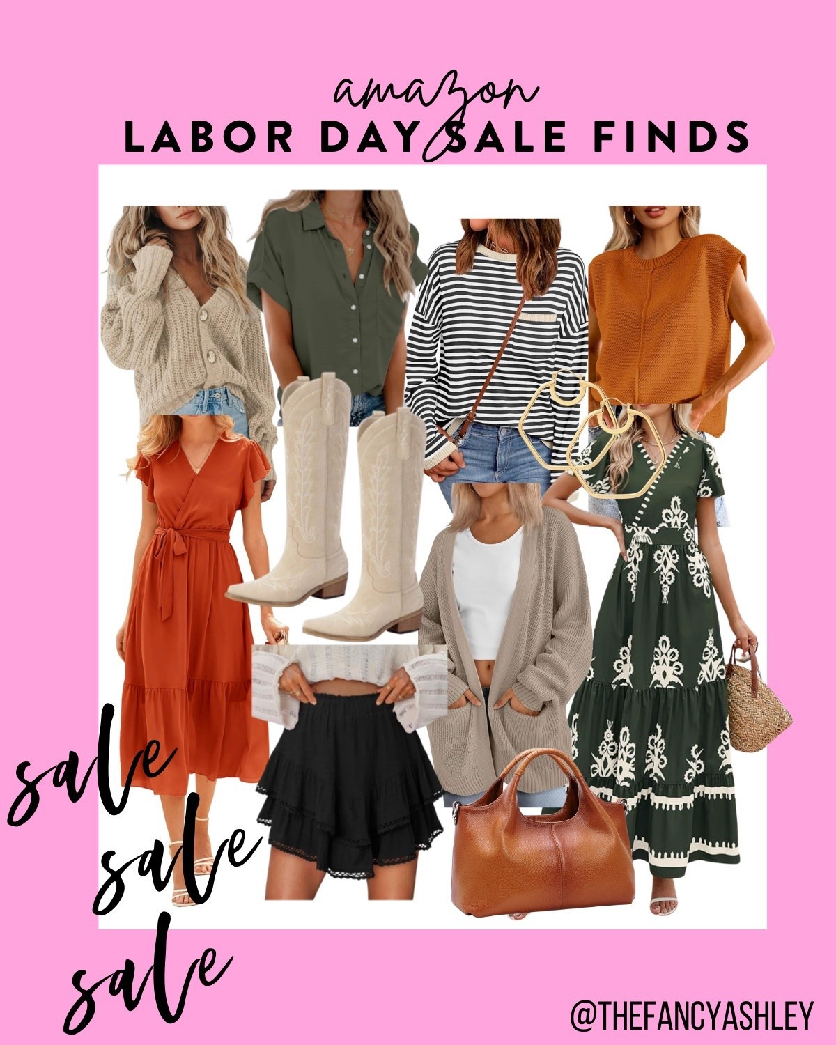 Loving these early Amazon Labor Day sale finds! Cute fall tops, cozy sweaters + cardigans, darling dresses, and western boots that are so good. These sale finds are perfect for transitioning into the fall season. 

#LTKSeasonal #LTKFindsUnder50 #LTKSaleAlert