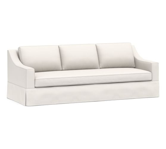 York Slope Arm Slipcovered Sofa (60"-108") | Pottery Barn (US)