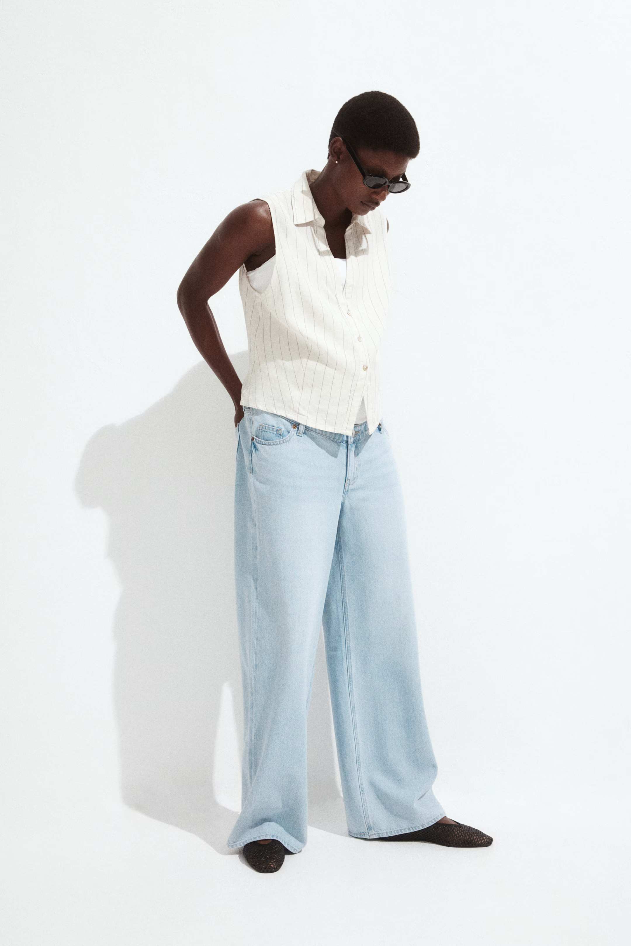 MAMA Wide Low Jeans | H&M (US + CA)