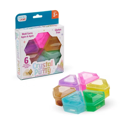 Chuckle & Roar 6 Colors Crystal Putty | Target