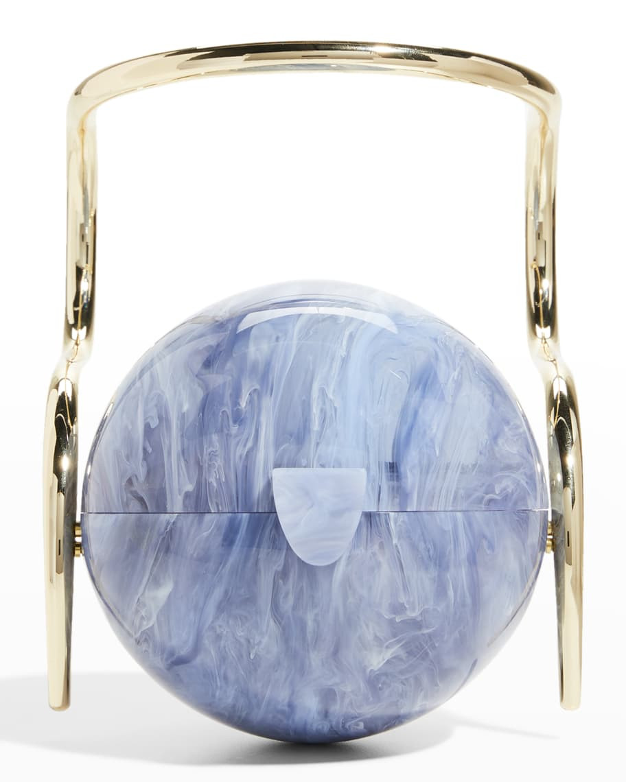 Cult Gaia Sphere Pearlescent Top-Handle Bag | Neiman Marcus