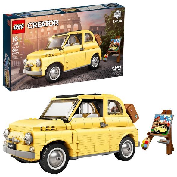 LEGO Creator Expert Fiat 500 Toy Car Building Set for Adults Who Love Model Kits 10271 | Target