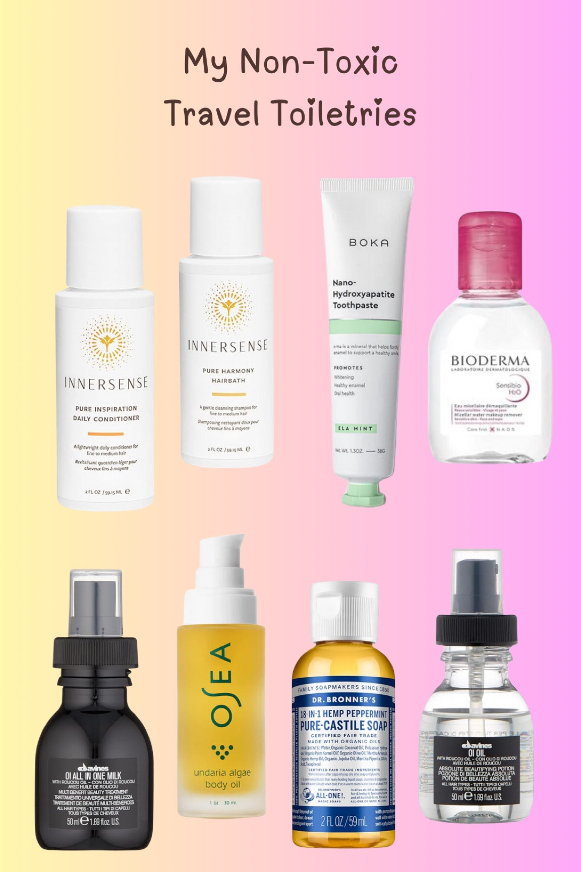 Non-toxic travel toiletries! I bring all of these when I travel and love them. #travel #nontoxic #skincare

#LTKBeauty #LTKTravel