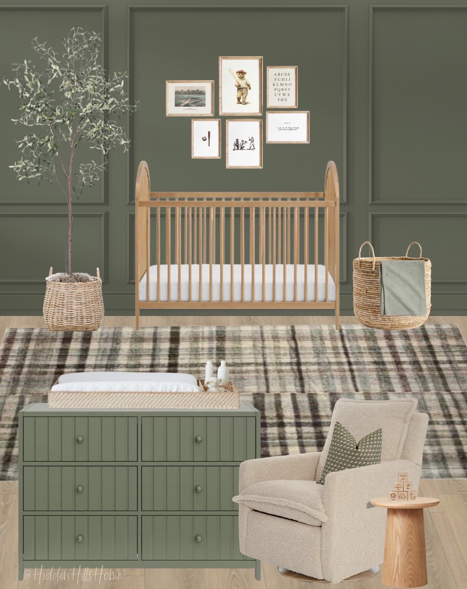 Nursery decor ideas, nursery inspiration, green nursery, baby’s room decor, crib, nursery glider, nursery rug, home decor ideas



#LTKBaby #LTKHome #LTKSaleAlert