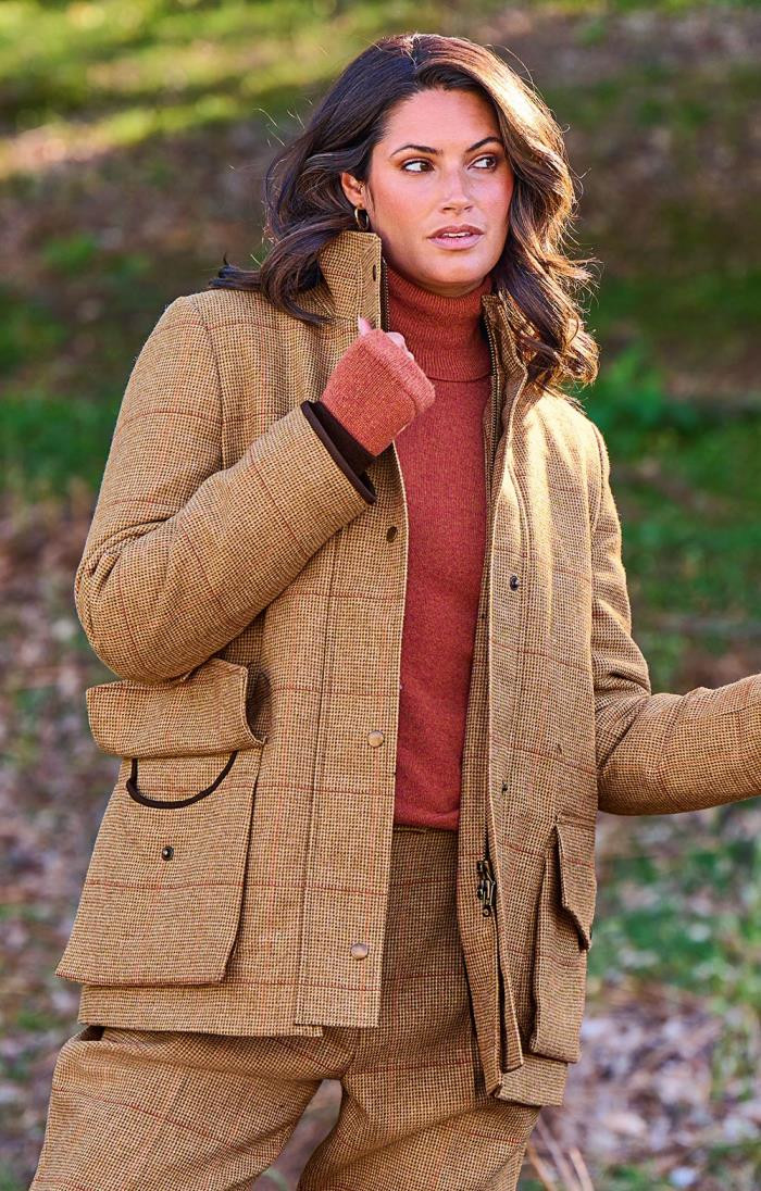 Ladies Saxony Tweed Shooting Coat | The House Of Bruar
