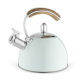 Pinky Up Presley Pistachio 70 Oz Tea Kettle, Stovetop Induction Stainless Steel Whistling Kettle | Amazon (US)