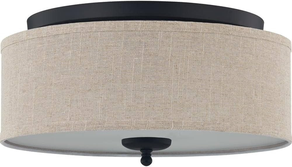 Amazon.com: Quoizel BLA1616MBK Blanche Semi-Flush, 3-Light 180 Total Watts, Matte Black : Tools &... | Amazon (US)