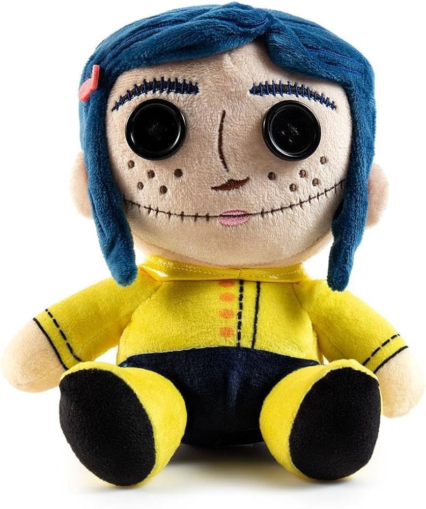 Kidrobot Coraline with Button Eyes Phunny Plush | Amazon (US)