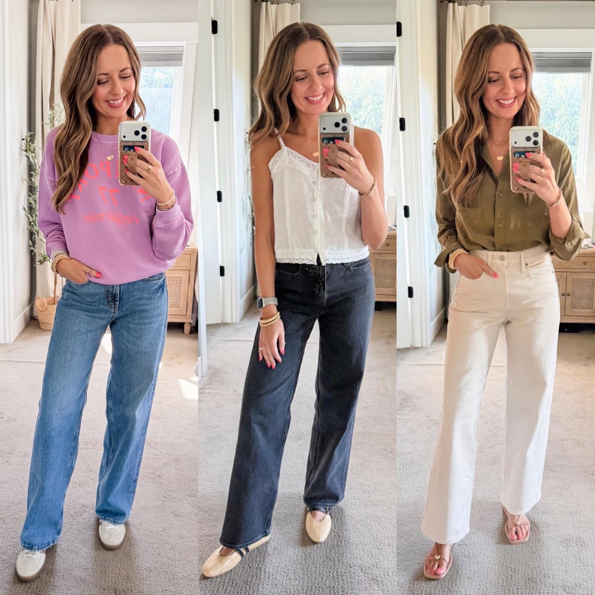 My favorite pair of old navy wide leg jeans! I have them in three different colors and now they even come in brown. 

Sizing: brown runs small so size up! 🤎

#LTKSaleAlert #LTKootd #LTKmomlife