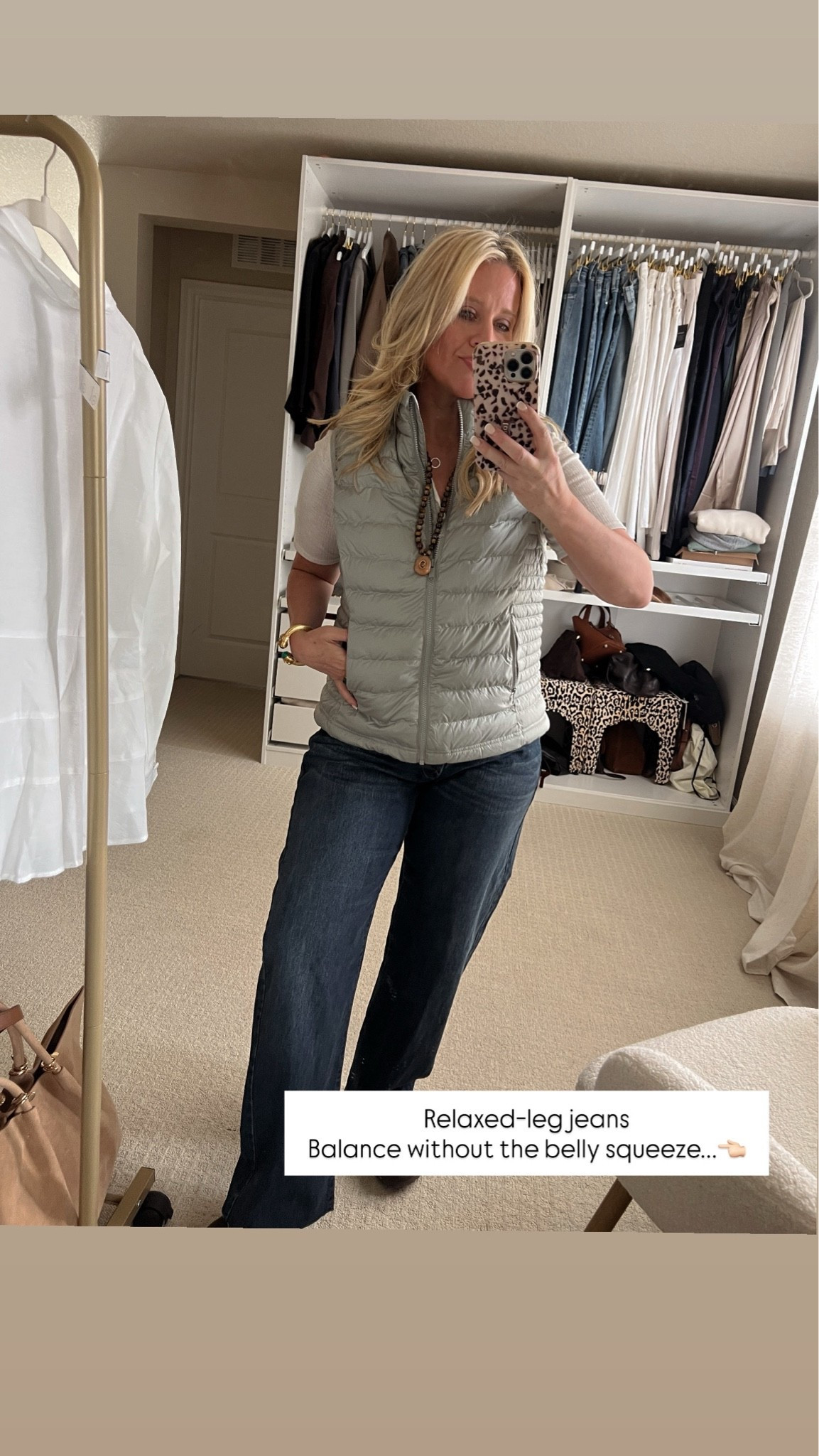 ✨Tap the bell, save and ❤️ start here over 40 fashion, midlife style, midsize fashion and luxury looks for less.  

⬇️Sizing information:
12 (size down if in between sizes.) 
Vest (size down if in between sizes.) 

👑 Helping you look good, feel good.-Lindsey Denver   Check back daily for belly-friendly style, confidence, and Outfit Physics™.

#LTKOver40 #LTKMidsize #LTKPlusSize
