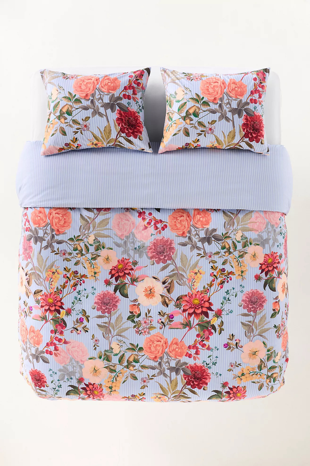 Organic Cotton Printed Percale Duvet Collection | Anthropologie (US)