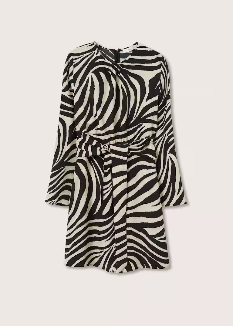 Striped shirt dress | MANGO (UK)