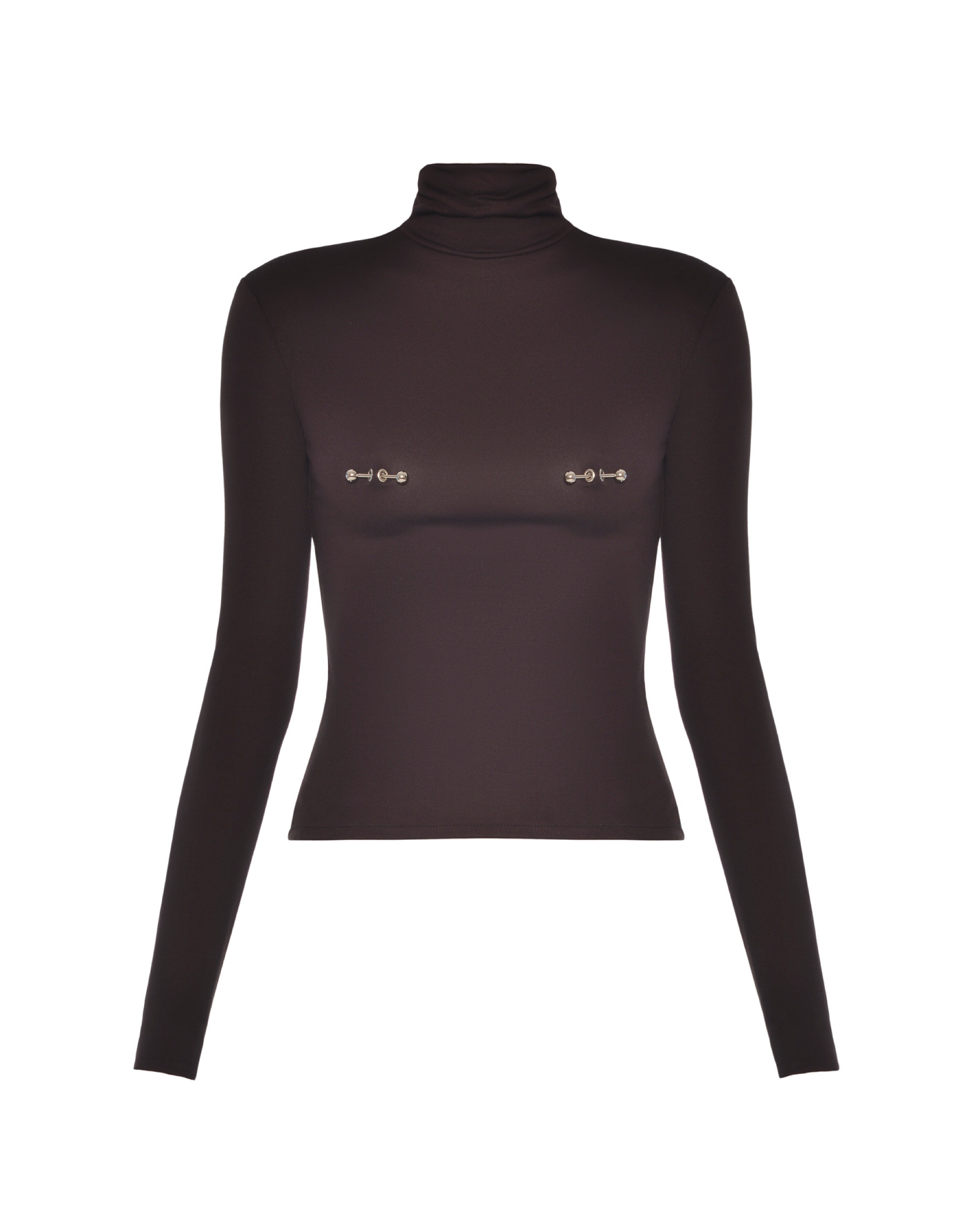 Pierced turtleneck 
Turtleneckk