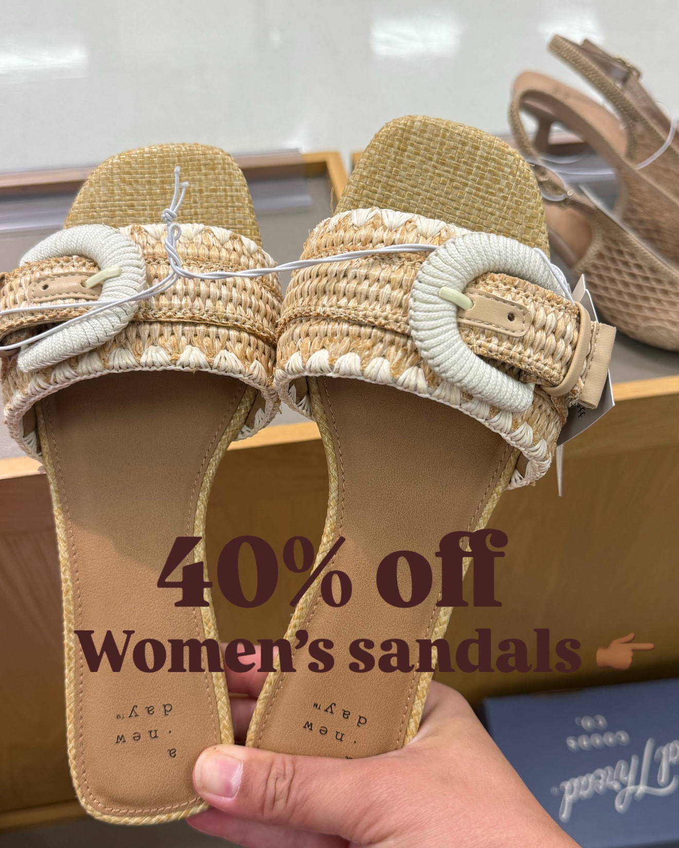 40% off the cutest sandals!!! I’ve linked 30 of my top picks 🙌🏽 

Target clearance, spring sandals, target shoes, spring ootd 

#LTKgrwm #LTKSaleAlert #LTKootd