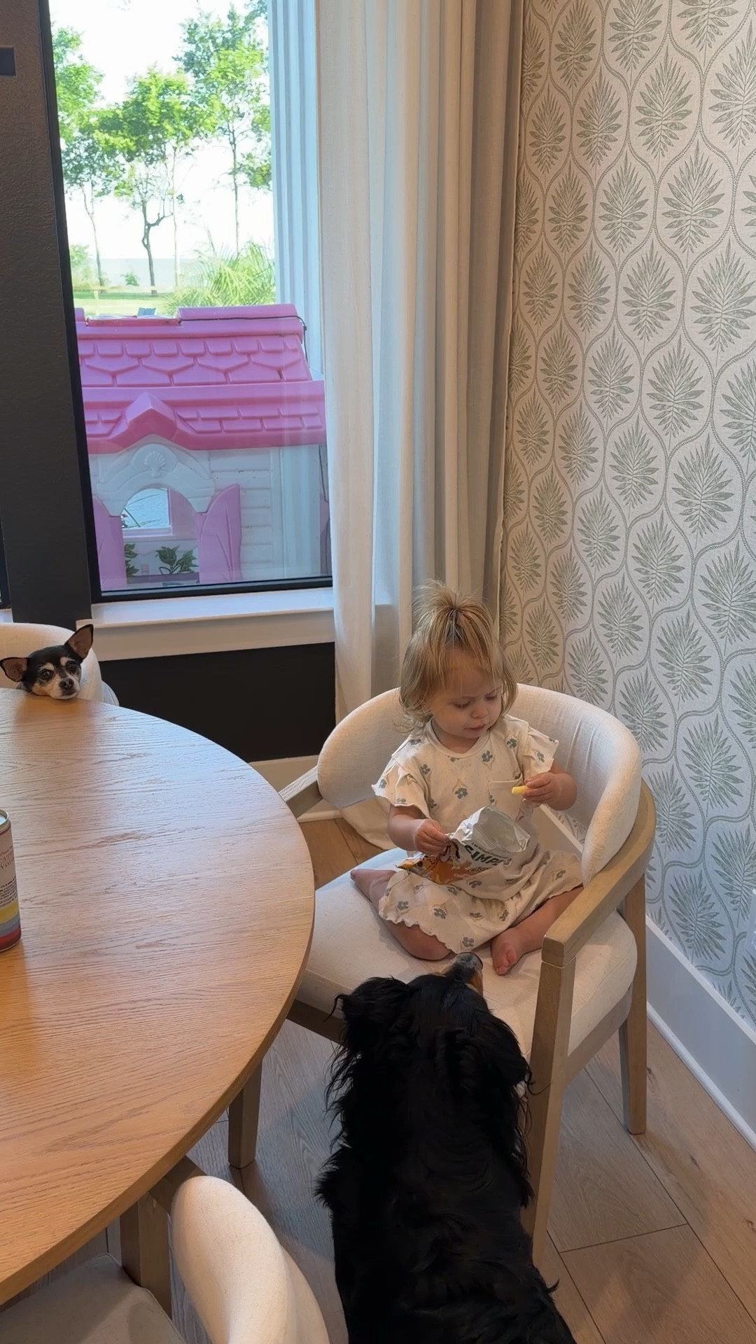 Sharing our dining table and chairs because so many of you see this video and wanted info! 🩷 Had them for about a year and still love them so much. 

#LTKHome