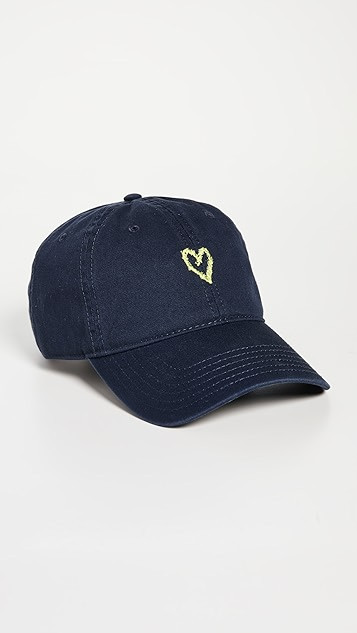 Sketch Heart Baseball Hat | Shopbop