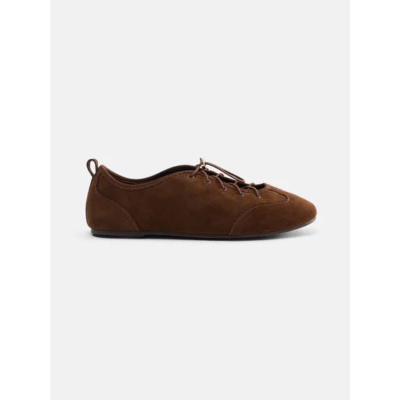 Scenario Women's Bungee Lace Faux Suede Sneakers | Walmart (US)