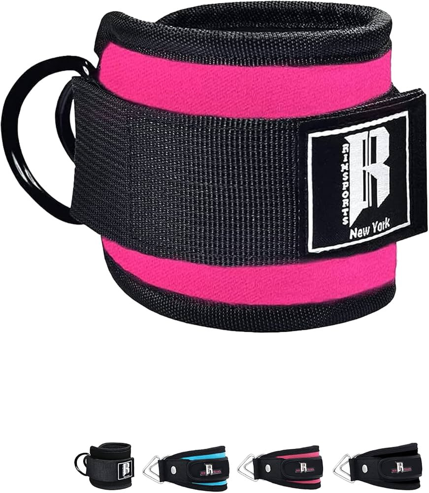 RIMSports Ankle Strap for Cable Machine Attachment - Leg Strap & Glutes Workout Equipment Gym Acc... | Amazon (US)