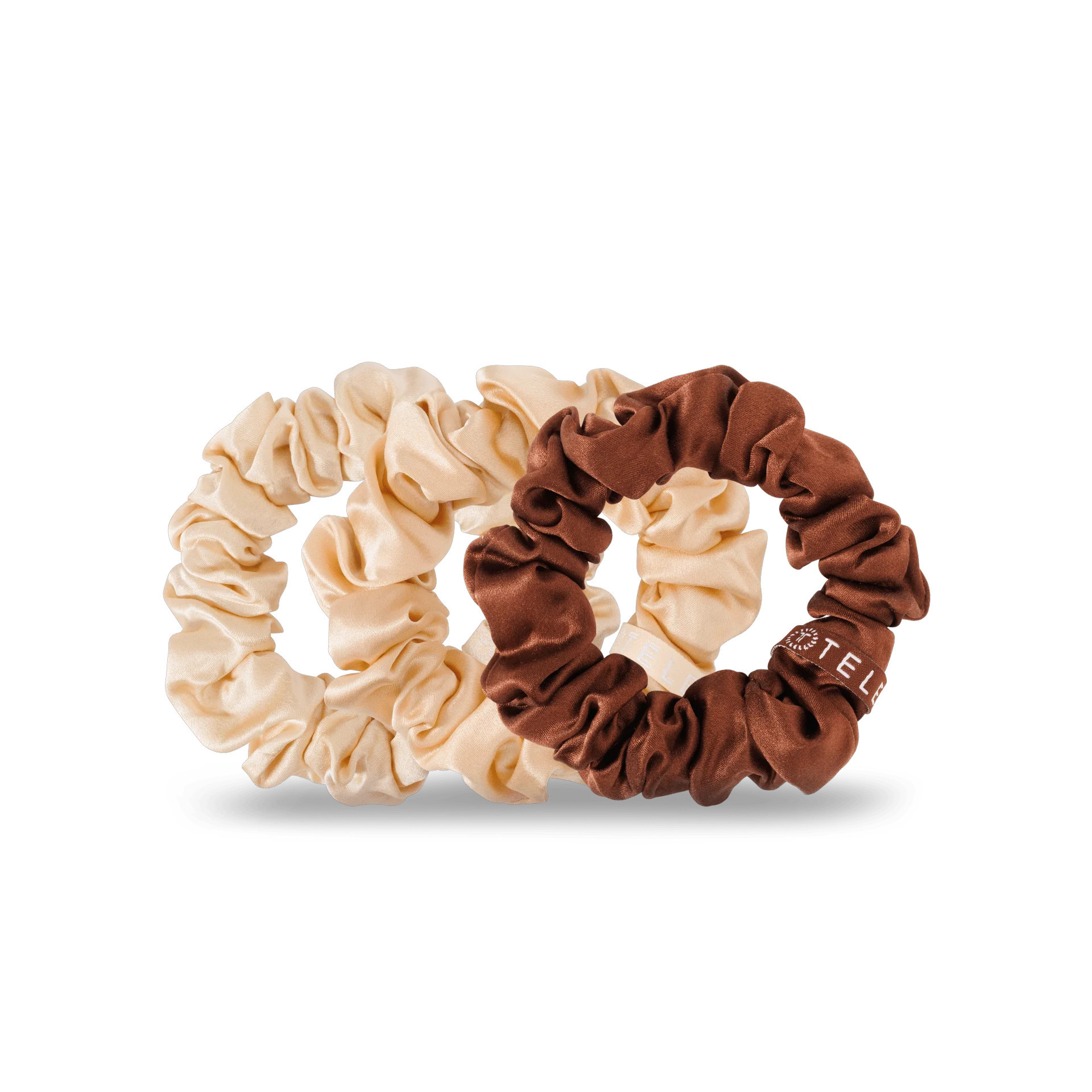 For the Love of Nudes Large Silk Scrunchies | TELETIES