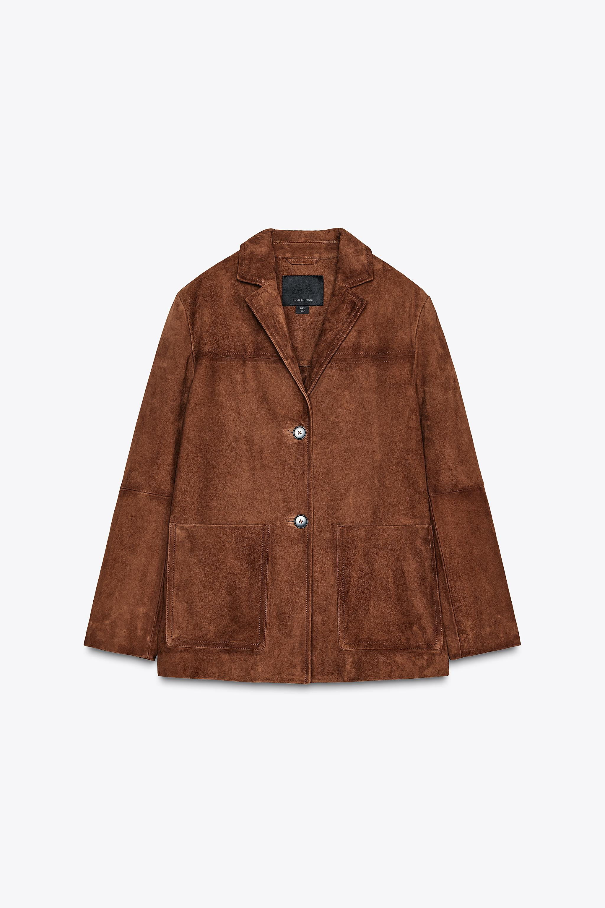 OVERSIZED 100% SUEDE BLAZER ZW COLLECTION LIMITED EDITION | Zara UK