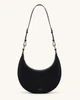 Carly Nylon Saddle Bag - Black | JW PEI US