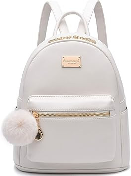 Girls Fashion Backpack Cute Leather Backpack Mini Backpack Purse for Women Satchel School Bags wi... | Amazon (US)