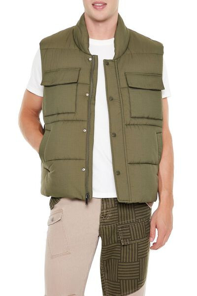 Utility Zip-Up Pocket Vest | Forever 21