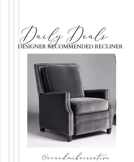 Designer recommended recliner and it’s on sale! #recliner #design #sale 

#LTKsalealert #LTKhome #LTKstyletip