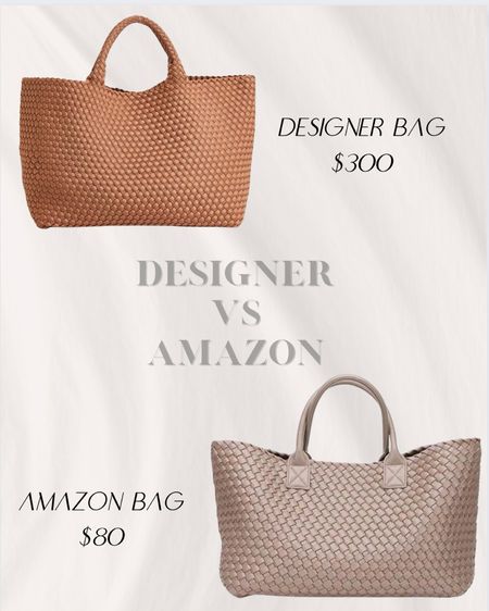 I love both of these. The Amazon one looks very well made for a fraction of the cost. Both colors great for all year round styling  

#LTKfindsunder100 #LTKitbag #LTKstyletip