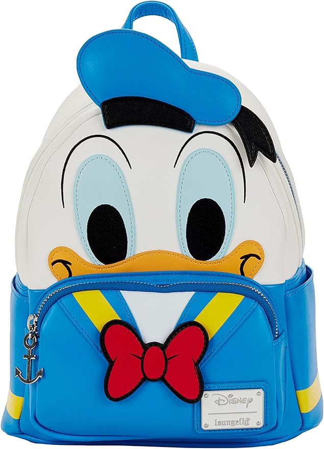 Okay this Donald backpack?! I’m obsessed 😭💙
The details are EVERYTHING — the hat, the bow, the little anchor zipper… it’s giving full Disney magic ✨
Perfect statement piece for park days or your next cruise 🐭⚓️
This one is definitely turning heads 👀
#LTKTravel #DisneyStyle #LTKFinds #DisneyAccessories #ParkStyle 

 