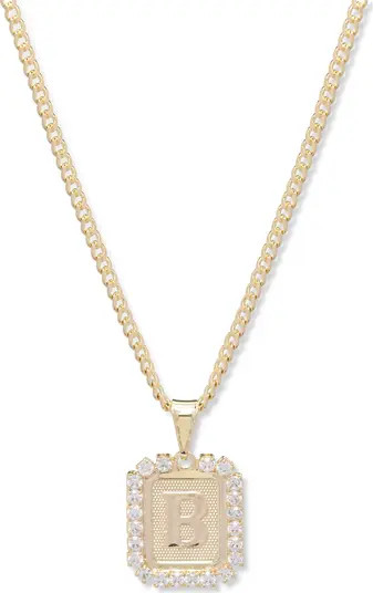 Royal Initial Card Necklace | Nordstrom