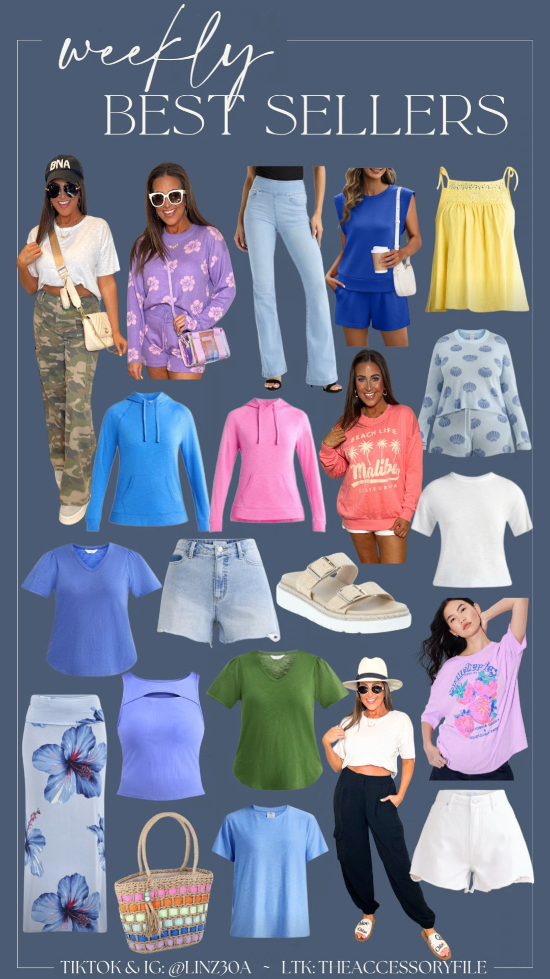 Weekly Best Sellers

Spring outfits, spring fashion, lightweight hoodies, affordable fashion, camo pants, activewear, athleisure wear, graphic tee, purple Target tee, denim shorts, jean shorts, swim coverup, beach coverup, two piece set, cropped tee, maxi skirt, spring sandals, spring shoes, summer sandals, sun me shoes, summer outfits, summer fashion 

#LTKFindsUnder50 #LTKSeasonal #LTKWatchNow