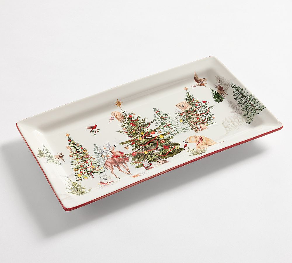 Enchanted Forest Serving Platter | Pottery Barn (US)