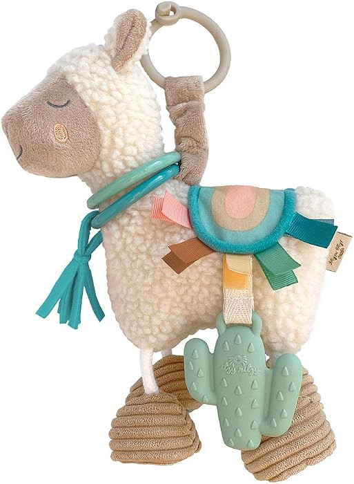 Itzy Ritzy Link & Love Car Seat & Stroller Toy for Newborns & Up (Llama) | Amazon (US)