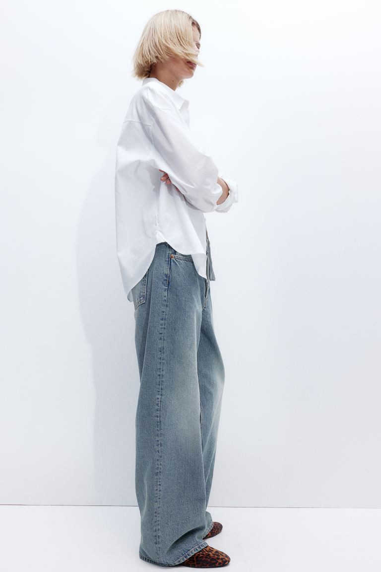 Oversized Cotton Shirt | H&M (US + CA)
