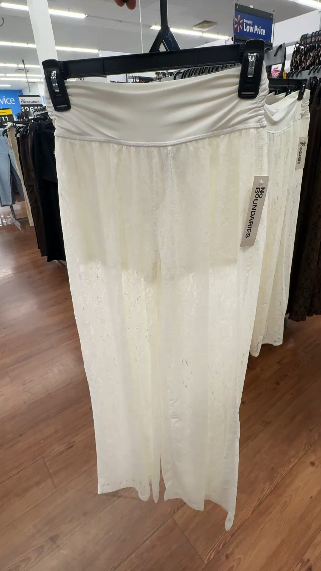 Lace pants from Walmart! 

#LTKootd