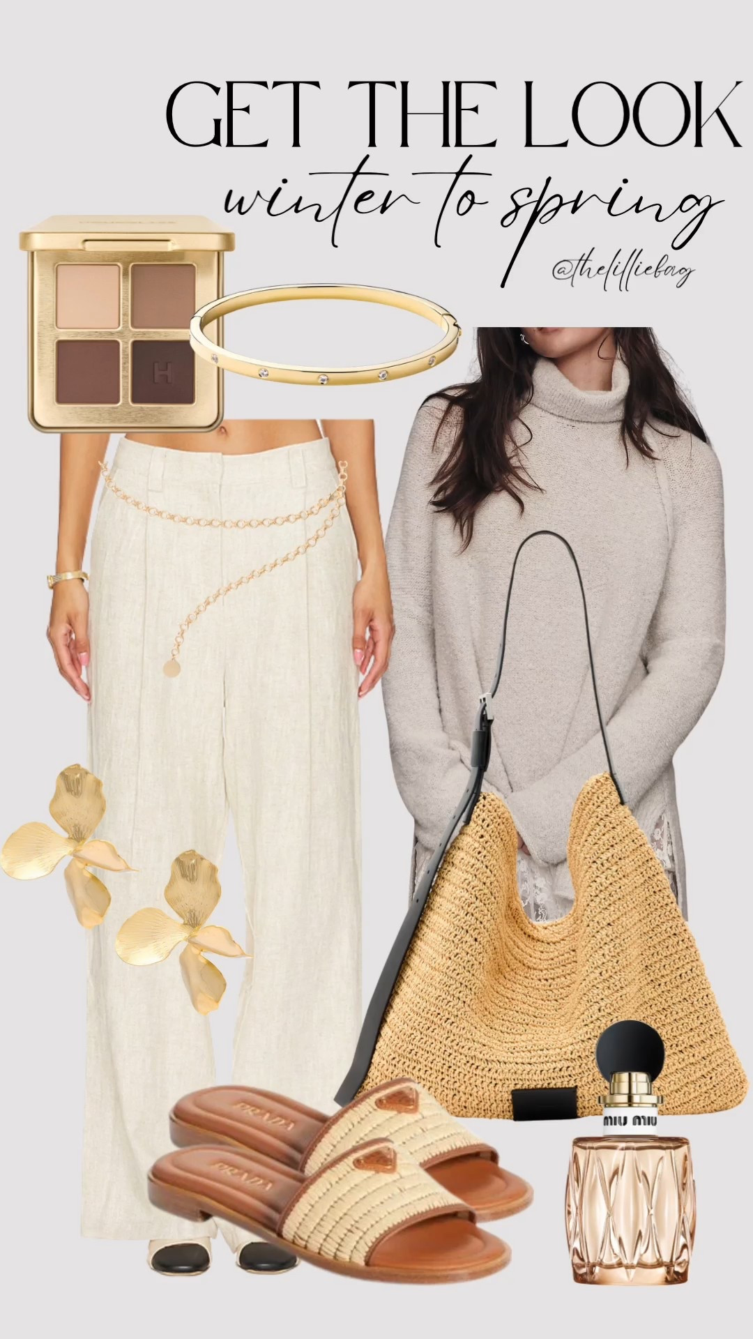 Winter to spring style! I just bought these pants! 

Vacation outfit. Resort wear. Winter to spring. Transition outfit. Sandals. Sweater. 

#LTKSeasonal #LTKootd