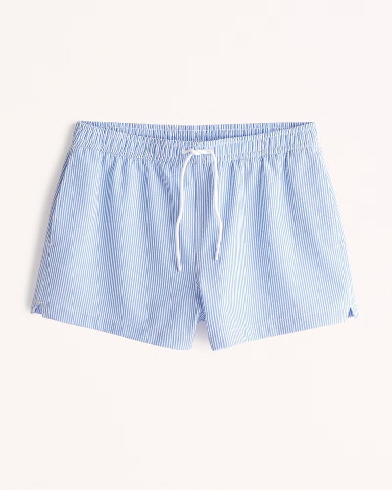 Cabana Seersucker Swim Trunk | Abercrombie & Fitch (US)