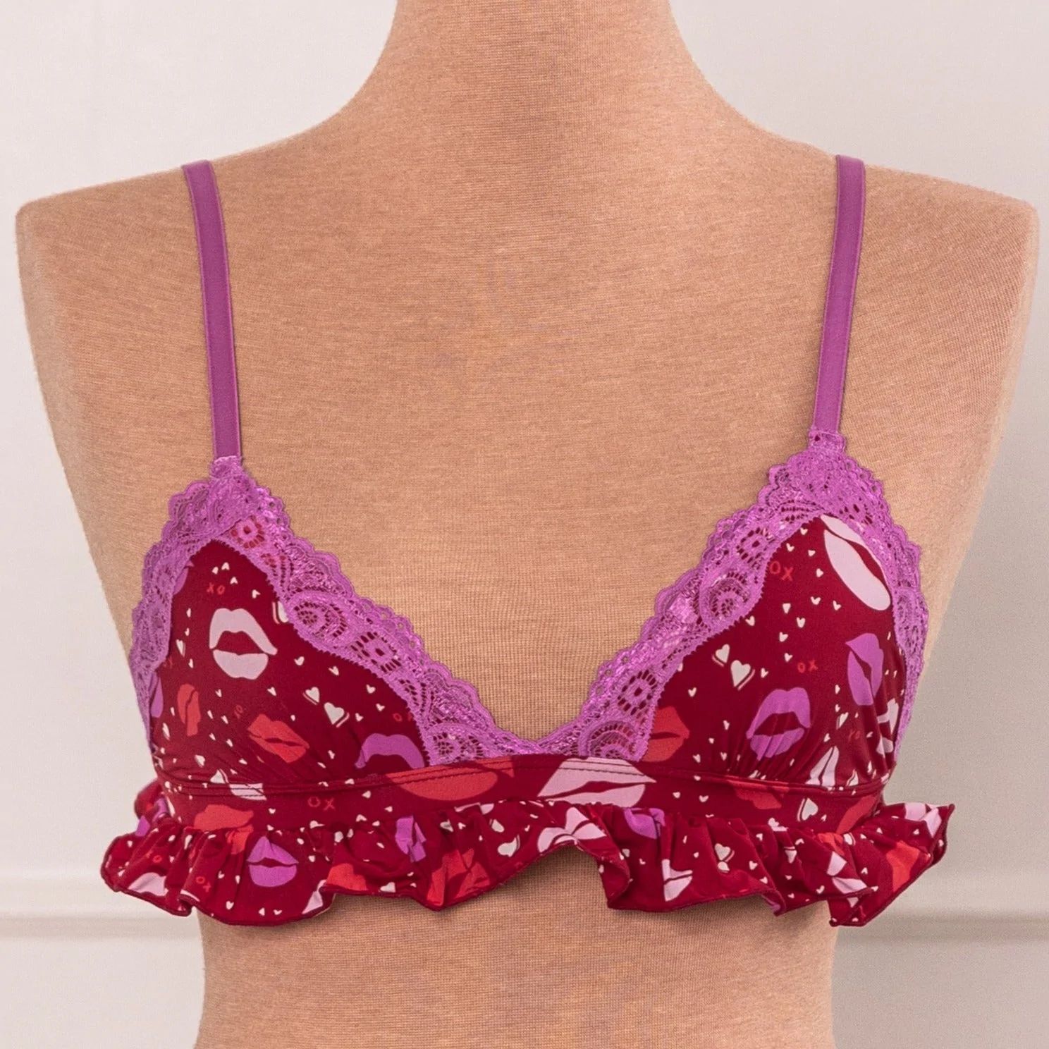 Ruffle Lips Bralette | Mentionables