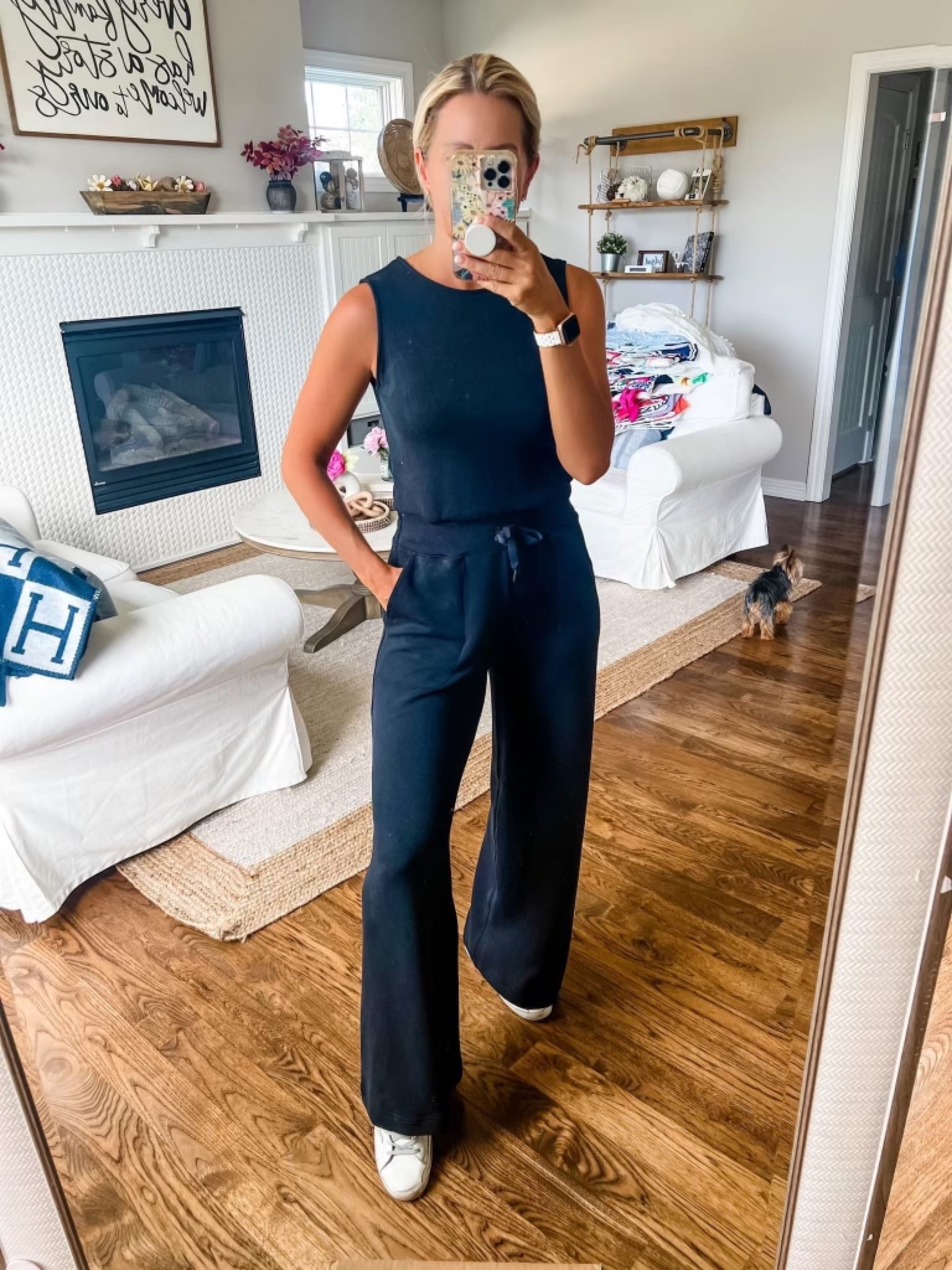 Airessentials Dark Palm Jumpsuit