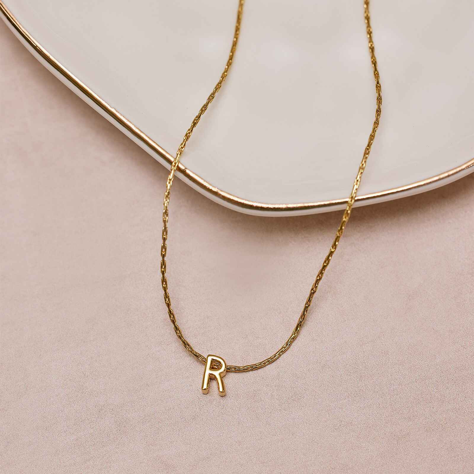 Snake Chain Alphabet Necklace | Pura Vida Bracelets
